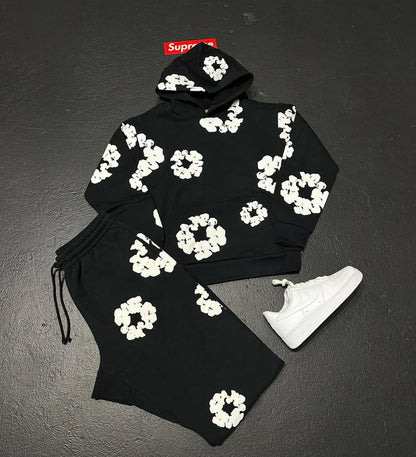 Denim Tears (The Cotton Wreath) Hoodie Black