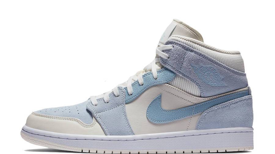 Jordan 1 Mid SE Light Blue White